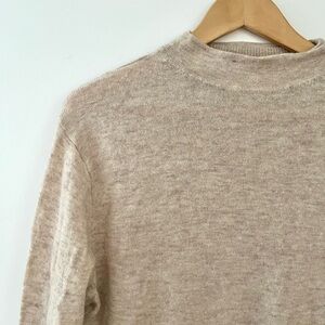 Muji Light Beige Yak Wool Sweater